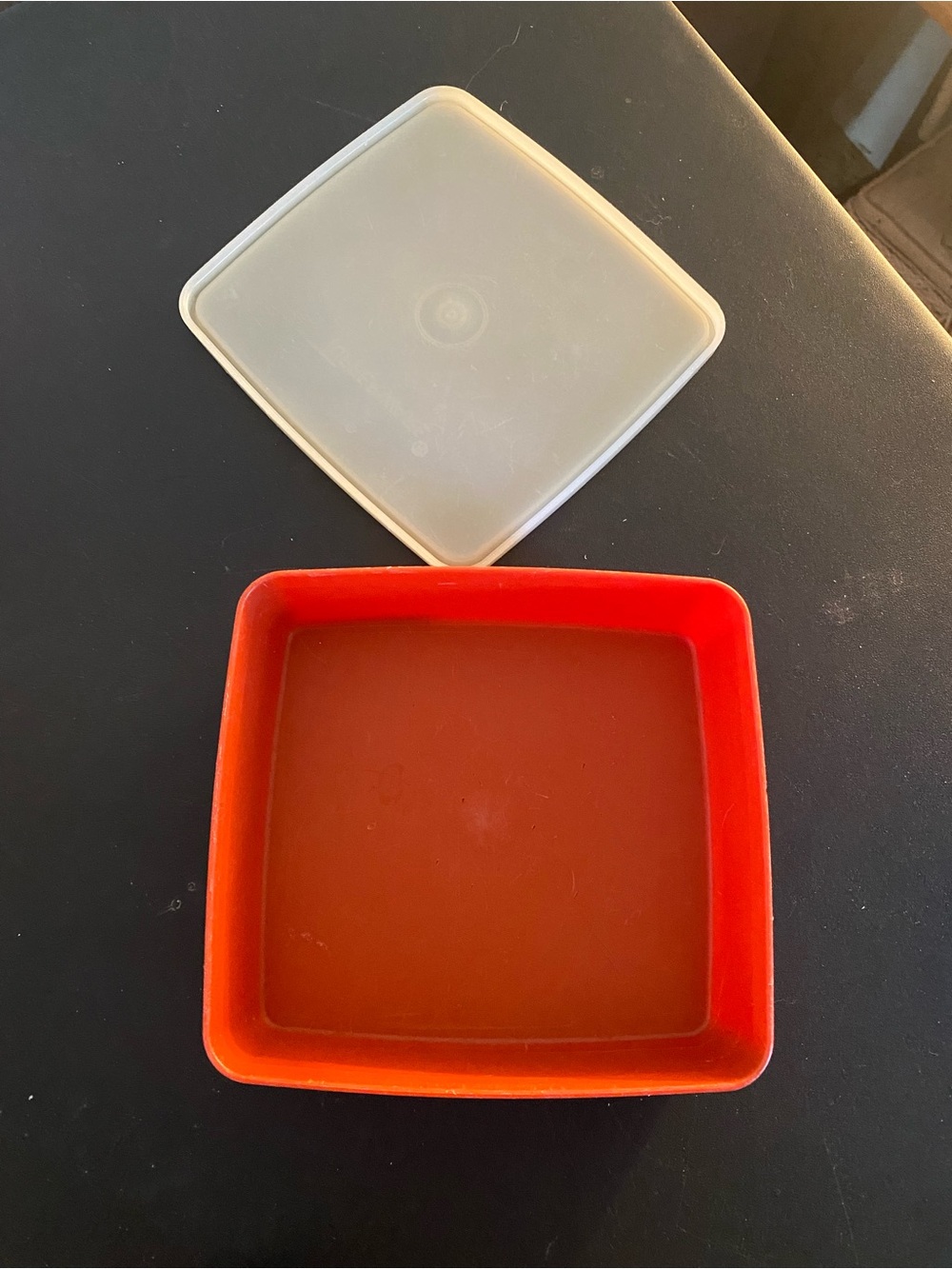 Vintage Tupperware 1458-7 Sandwich Size Storage Container